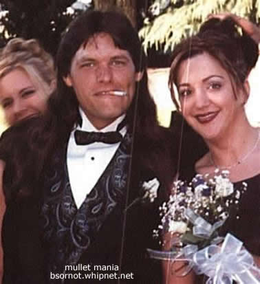Just Married Mullet